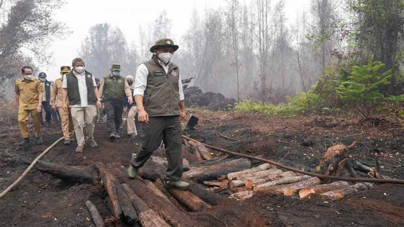 Pemerintah Optimalkan Modifikasi Cuaca dan Pasukan Darat Atasi Karhutla di Kalteng